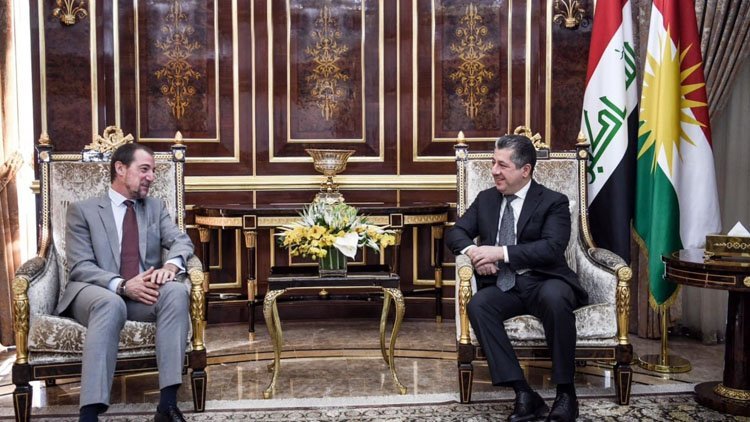 Başbakan Mesrur Barzani Fransa'nın yeni Başkonsolosu ile görüştü