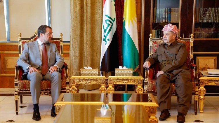 Başkan Barzani, Fransa'nın yeni Başkonsolosunu kabul etti