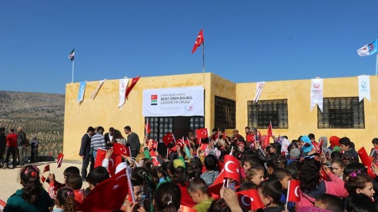 Afrin: Arapça eğitim dili, Kürtçe seçmeli ders