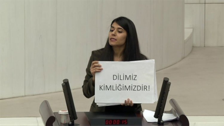 TBMM'de Kürtçe konuşup karşılığını Türkçe dövizlerle gösterdi