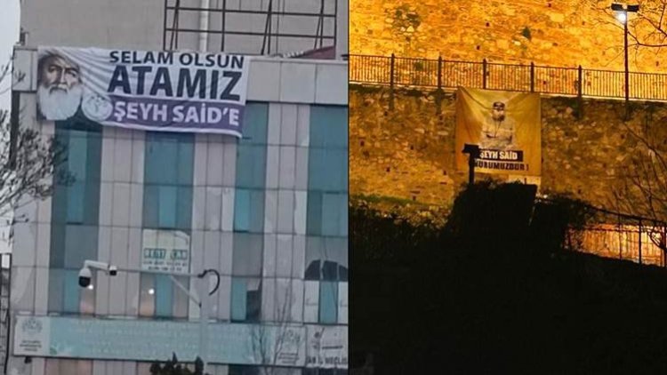 Van ve Bursa'da Şeyh Said posterleri açıldı