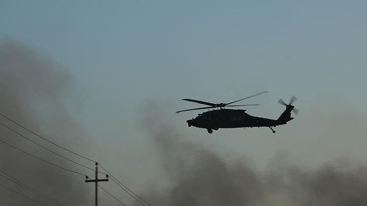 Irak'ta askeri helikopter düştü: Ölü ve yaralı var