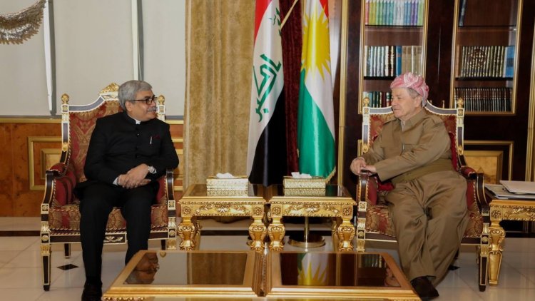 Başkan Barzani, Hindistan’ın Erbil Başkonsolosu ile görüştü