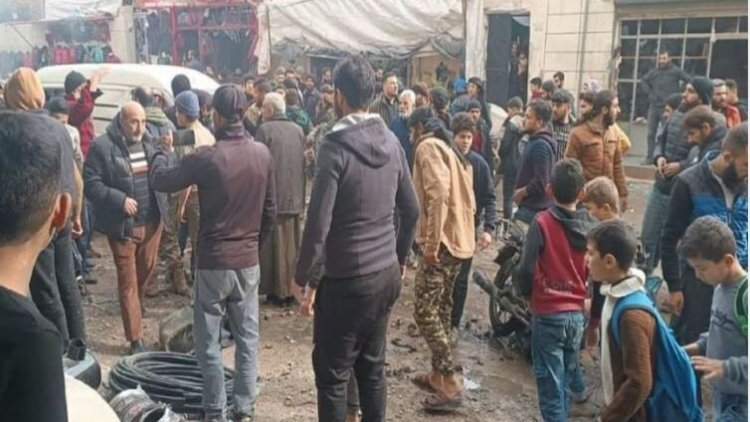 Afrin'de patlama: 5 yaralı