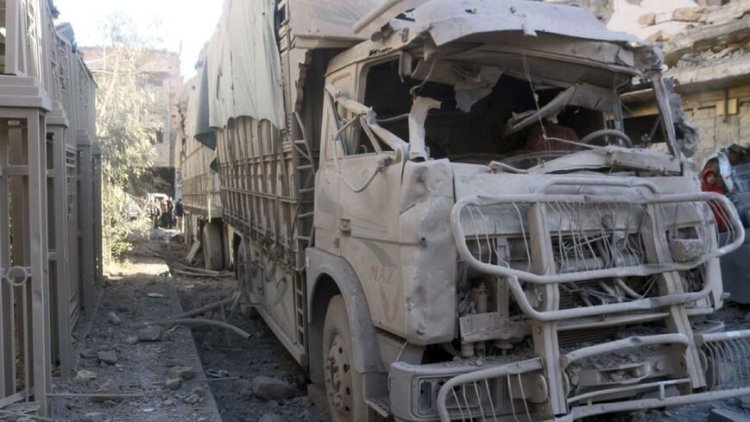 ABD, İranlı milislere ait silah ve mühimmat yüklü bir kamyonu hedef aldı