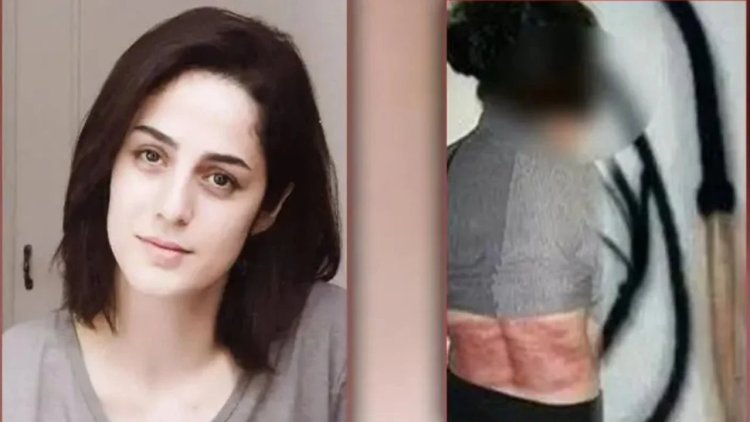 İran'da Kürt kadın aktivist Roya Heshmati başı açık diye kırbaçlandı