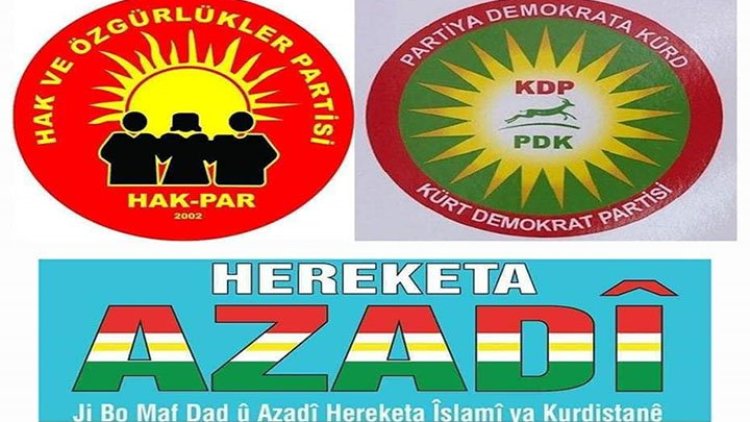 HAK-PAR, KDP-KURD ve AZADİ Hareketi Bir Araya Geldi