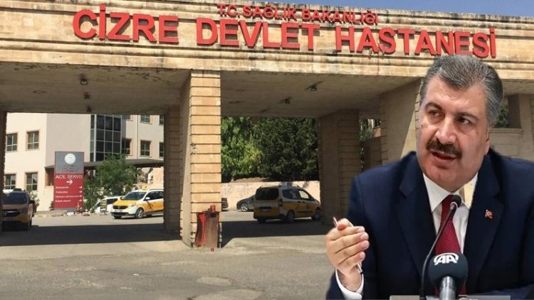 Fahrettin Koca'dan Cizre Devlet Hastanesi hakkındaki iddiaya yalanlama