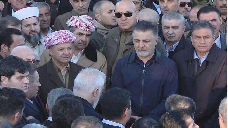 Erbil saldırısının kurbanları Başkan Barzani’nin katıldığı merasimle toprağa verildi