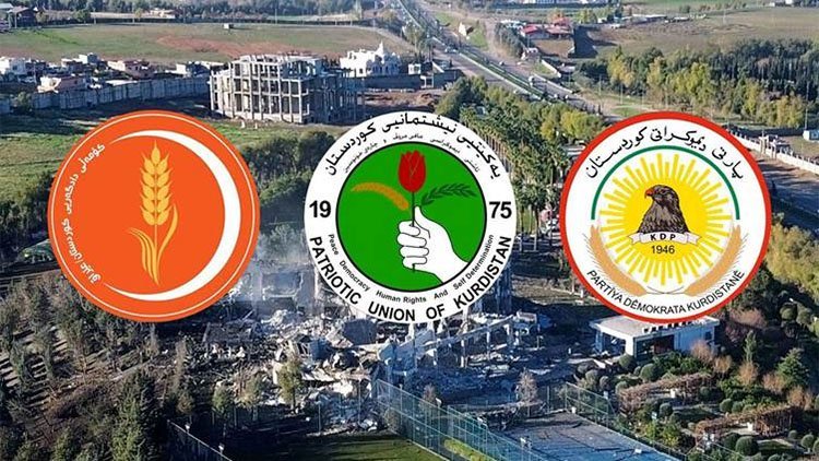 KDP, YNK ve Komal'den Erbil saldırısına kınama