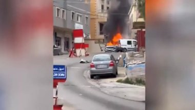 İsrail Lübnan'ın güneyinde bir aracı vurdu