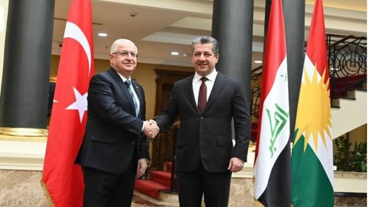 Başbakan Barzani, Türkiye Milli Savunma Bakanı Güler'i kabul etti