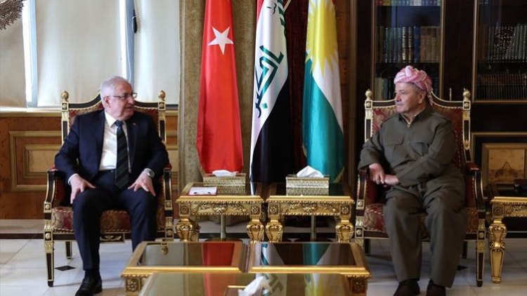 Başkan Barzani, Yaşar Güler ve beraberindeki heyeti kabul etti