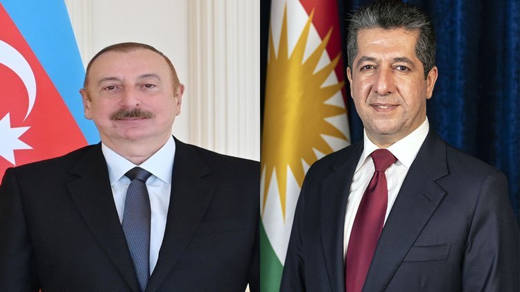 Başbakan Mesrur Barzani'den İlham Aliyev'e tebrik 