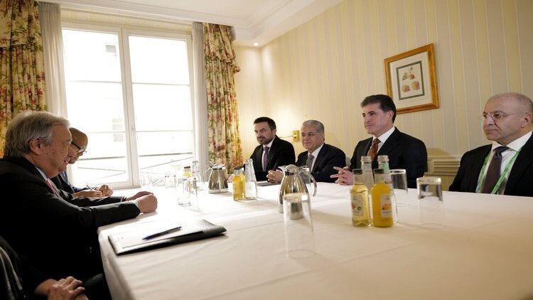 Başkan Neçirvan Barzani ile Antonio Guterres görüştü