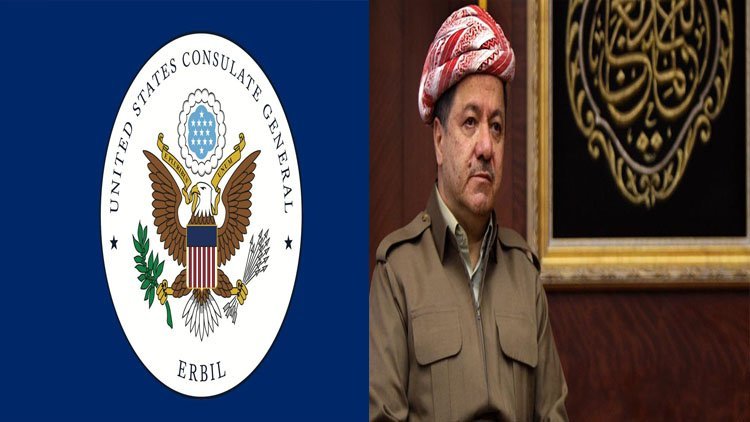ABD'nin Erbil Başkonsolosluğundan Başkan Barzani’ye taziye mesajı