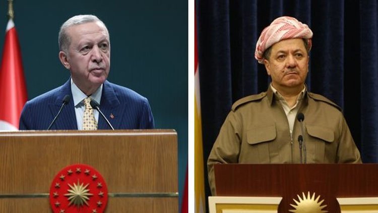 Erdoğan'dan Başkan Barzani'ye taziye mesajı