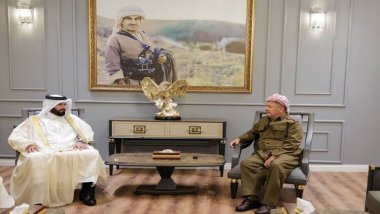 Katar'ın Irak Büyükelçisinden Başkan Barzani'ye taziye ziyareti