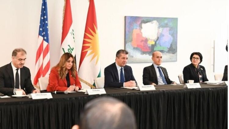 Mesrur Barzani, Washington'da çok sayıda kurum ve kuruluşun temsilcisiyle bir araya geldi