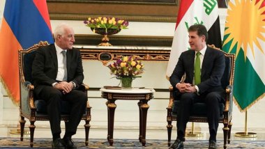 Neçirvan Barzani, Ermenistan Cumhurbaşkanı ile bir araya geldi