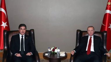 Neçirvan Barzani ile Erdoğan bir araya geldi