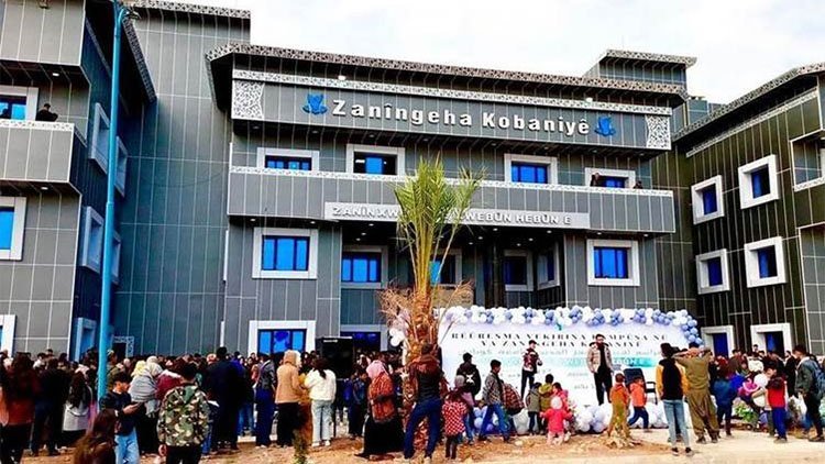 Kobani Üniversitesi’nin yeni binası hizmete açıldı