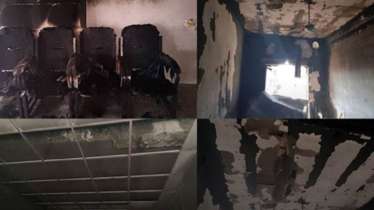 Rojava’da PDK-S ofisi ateşe verildi