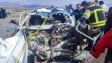 Urmiye'de feci kaza: Çok sayıda ölü ve yaralı var 
