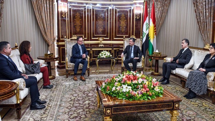 Mesrur Barzani UNITAD Başkanı Ritscher’i kabul etti